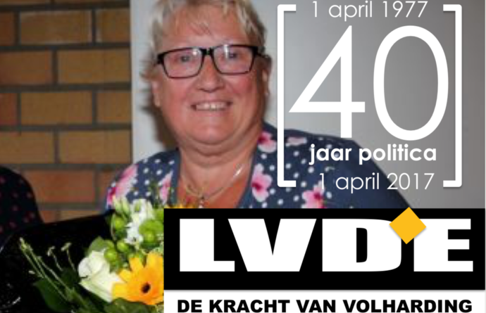 Linda Van den Eede: 40 jaar politiek actief