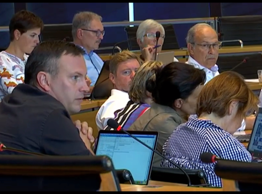 bron beeldfragment: ROBtv nieuws van 17 september 2019 Provincieraad Vlaams-Brabant 17 september 2019